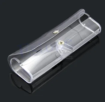 1 шт. прозрачный пластиковый футляр для очков для чтения, сумка для очков, прямая поставка #