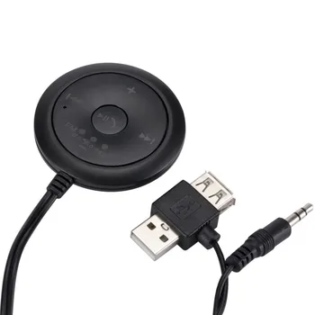 Автомобильный Mp3-Плеер Bluetooth 5,0 FM-Передатчик 3,5 мм AUX Аудиоадаптер с U-Диском Для Воспроизведения Музыки USB для Питания