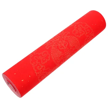 1 рулон красной бумаги Свиток куплетов Весеннего фестиваля Красная рисовая бумага Китайская чистая бумага