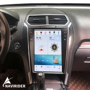 12,1-дюймовый Android-навигатор Tesla Style с GPS-навигацией для Ford Explorer Platinum 2018 2011-2019, автомобильный мультимедийный стереопроигрыватель