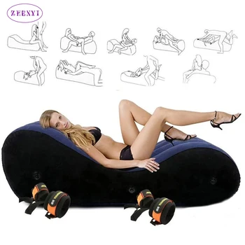БДСМ Надувной секс-диван-кровать Коврик для сексуальных поз Игрушки для взрослых Секс-мебель для пар Забавные подушки Кресло-подушка Секс-игрушки