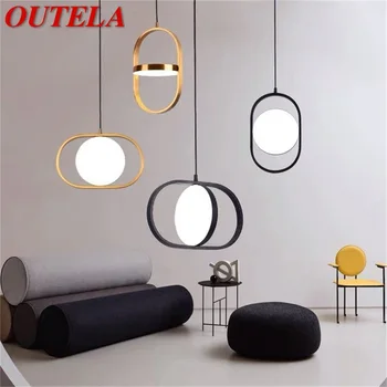 Подвесной светильник OUTELA Nordic в постмодернистском креативном дизайне, светодиодные светильники для домашней декоративной гостиной