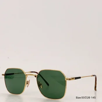 Высококачественные овальные солнцезащитные очки, женские очки в металлической оправе, винтажный бренд, солнцезащитные очки унисекс UV400
