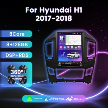 9-дюймовая система Android BT5.0 Автомобильный радиоприемник, мультимедийный плеер, навигация GPS для Hyundai Grand Starex H1 2 2017 2018 CarPlay Auto