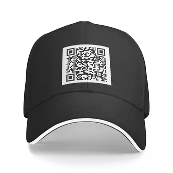 Бейсбольная Кепка Rick Roll QR Code party Hat Snapback Cap Кепки Для Женщин Мужские