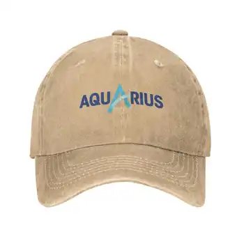 Повседневная джинсовая кепка с графическим принтом Aquarius, вязаная шапка, бейсболка