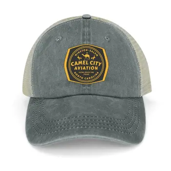 Ковбойская шляпа Camel City Aviation, черная шляпа от солнца, шляпы для девочек в стиле хип-хоп, мужские шляпы