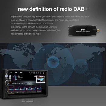 Автомобильный DAB + Цифровой Радиоприемник DAB + Приемная Антенна Антенна USB Интерфейс Автомобильный DAB + Box Портативный для Android 5.1 и Выше Автомобильный Радиоприемник