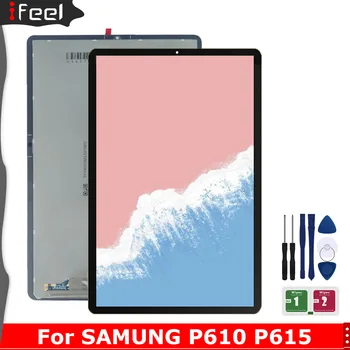 100% Протестированный ЖК-дисплей Для Samsung Galaxy Tab S6 Lite SM-P610 SM-P615 SM-P615N SM-P617 Замена сенсорного ЖК-экрана