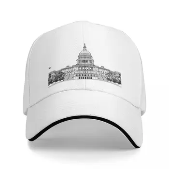 Бейсболка для здания Капитолия США, бейсболка большого размера, кепки для мужчин и женщин