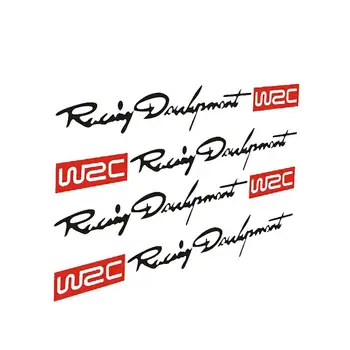 4шт Наклейки На Ручки Автомобиля WRC Rally Racing В Полоску Автомобильные Наклейки Виниловые для hyundai i30 solaris tucson