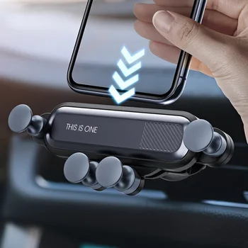 Гравитационный автомобильный держатель телефона Крепление на вентиляционное отверстие Поддержка GPS для Opel Renault Mugen Power Honda nissan nismo