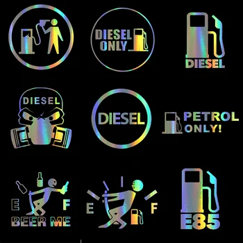 Наклейка на автомобиль 3D Наклейка топлива ТОЛЬКО для ДИЗЕЛЬНОГО топлива на автомобиль Забавные наклейки и деколи для винилового стайлинга автомобилей