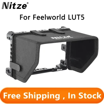 Клетка для Монитора Nitze Для Feelworld LUT5 5.5 С Зажимом Для кабеля HDMI И Новинкой Sunhood, Горячая Продажа, Южная Корея