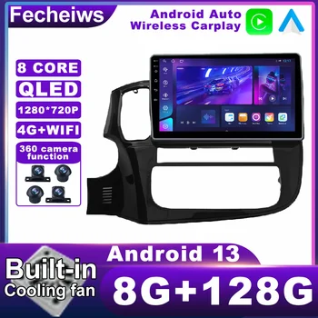 10,1-дюймовый Android 13 для Mitsubishi Outlander 2012-2019 Автомобильный радиоприемник RDS WIFI DSP Беспроводной Carplay Авто Мультимедиа стерео 4G LTE