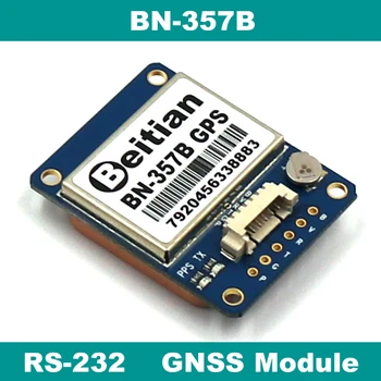 Модуль GNSS Уровень RS-232 GPS ГЛОНАСС Двойной модуль GNSS приемник модуля GPS с антенной 4M FLASH, BN-357B