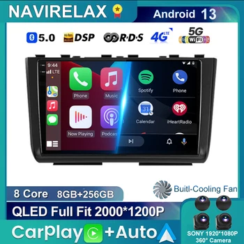 Android 13 Автомобильный Радио Мультимедийный Видеоплеер Для Hyundai Creta 2 IX25 2021 2 Din Carplay Автонавигация GPS DSP SWC 360