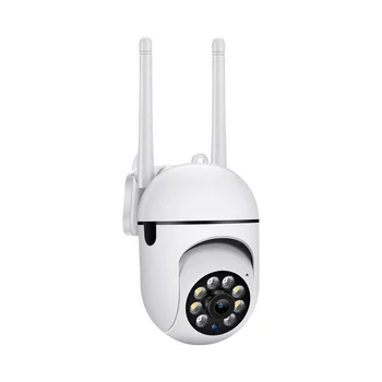 Наружные камеры безопасности, камеры Wi-Fi 2,4 ГГц для домашней безопасности, купольные камеры наблюдения 1080P с обзором 360 °, двустороннее аудио