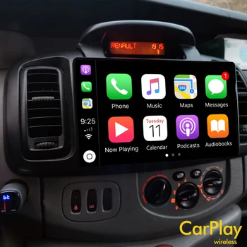 Автомобильный мультимедийный видеоплеер для Opel Vivaro Renault Trafic 128 ГБ ROM Android 12 Радио 2Din Навигация GPS Сенсорный экран Стерео