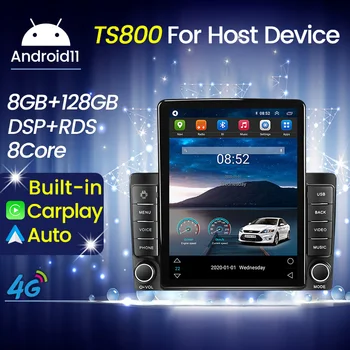 Android 11 Carplay 8G Для Tesla Вертикальный Стиль Экрана Универсальное Автомобильное Радио GPS Навигация Авторадио Мультимедийный Плеер Головное Устройство