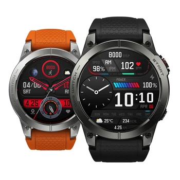 Умные часы Zeblaze Stratos 3 с AMOLED-дисплеем, 100 + Спортивными режимами, Фитнес-часы, Встроенные Смарт-часы, совместимые с GPS и Bluetooth