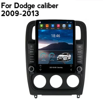 Для Tesla Style 2Din Android 12 Автомагнитола Для Dodge Caliber 2009-2013 Мультимедийный Видеоплеер GPS Стерео Carplay DSP RDS Камера