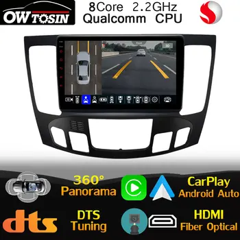 Автомобильный Мультимедийный Плеер Qualcomm 8Core Android Для Hyundai Sonata NF 2004-2010 GPS Радио 360 Панорамный HDMI DTS HIFI DSP CarPlay