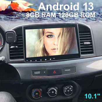 Автомагнитола 128 ГБ Android 13 Мультимедийный видеоплеер для Mitsubishi Lancer 2007-2018 2Din GPS Bluetooth Автомагнитола Беспроводная Carpaly