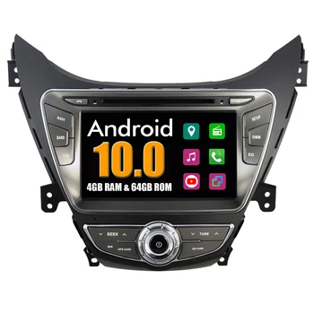 RoverOne Для Hyundai Elantra Avante I35 2010-2013 Android 10 Авторадио Автомобильный Мультимедийный плеер DVD GPS Навигация CarPlay