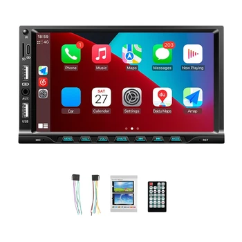 7-Дюймовый Автомобильный Радиоприемник Stereo Mirrorlink Apple Carplay Android Auto Multimedia Player FM-приемник Touch Radio Bluetooth-совместимый 5.0