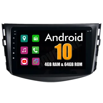 Восьмиядерный чистый Android 10 от RoverOne для Toyota RAV4 2006-2012, 9-дюймовый автомагнитола, стереосистема, GPS-навигация, головное устройство, плеер
