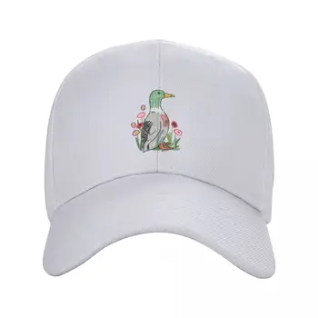 Бейсболка с цветами утки-кряквы, кепка для рисования карандашом, бейсболка, рыболовная шляпа, шляпа для лошади, женская пляжная распродажа 2022, мужская