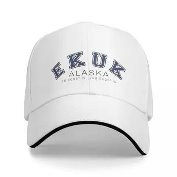 Бейсбольная кепка Ekuk Alaska Coordinates Cap Бейсбольная кепка |-f-| Солнцезащитные зимние шапочки для мужчин и женщин