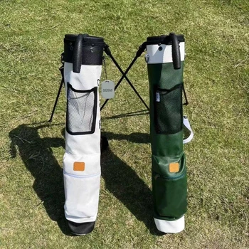 Новая модная сумка для пистолета для гольфа, зеленая/белая, из искусственной кожи, легкая сумка для стойки для гольфа, сумка для подставки для гольфа