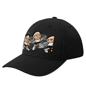 Бейсболка Dominic Thiem, пляжная шляпа, черная бейсболка для регби с пушистым козырьком, бейсболка мужская женская