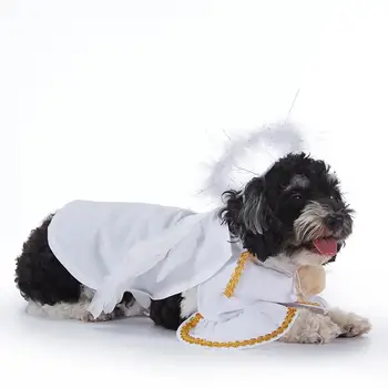 Милые наряды для домашних животных, Забавный костюм для домашних животных, мягкие дышащие наряды для Хэллоуина, Рождественская регулируемая Удобная одежда для собак, Dog