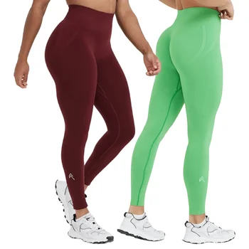 Одежда для спортзала, легко завязывающиеся женские брюки для йоги, одежда для фитнеса, спортивная одежда с вязаным логотипом, активная