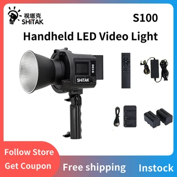 SHiTAK S100 60W 3200-6500k LED Video Light Студийная Фотолампа Photography Light Для Съемки в Прямом эфире На Открытом воздухе Фотостудия