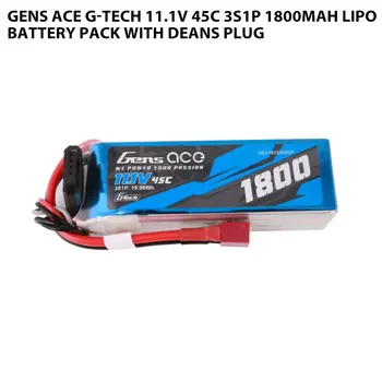Gens Ace G-Tech 11.1V 45C 3S1P 1800mAh Lipo Аккумуляторная Батарея Со Штекером Deans
