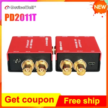 DeviceWell PD2011T Mini 4K HD Video SDI Monitor, 2 выхода SDI, Распределитель сигнала, совместимый с HDMI, конвертер 12G