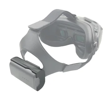 Для очков DJI FPV Glasses V2, зажим для крепления аккумулятора, ремешок на голову, фиксированный батарейный отсек для аксессуаров дрона DJI FPV