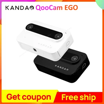 Kandao QooCam EGO 3840 * 1080 для просмотра видео в формате MP4 бок о бок-Встроенная 3D-камера, совместимая со стереовидео с мгновенным погружением