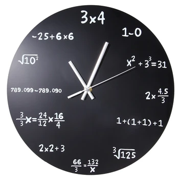 Настенные часы с акриловой математической формулой, часы для гостиной, офиса, дома, украшения своими руками, Настенные часы современного дизайна