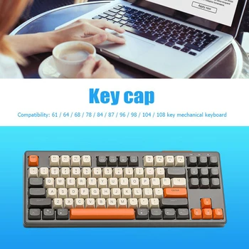 Игровая клавиатура, совместимая с Bluetooth, 87 клавиш с подсветкой, геймерская клавиатура, беспроводная бесшумная сенсорная клавиатура 2.4G, бесшумная для ноутбука, планшета