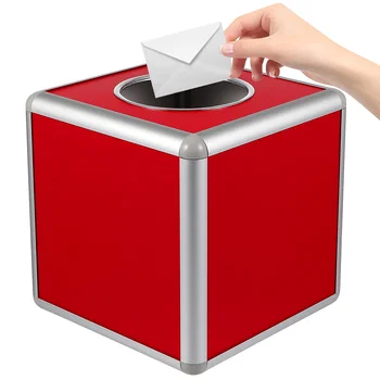 Коробка для розыгрышей Лотерейная коробка Многофункциональная коробка для хранения билетов квадратной формы Коробка для розыгрыша бонусов для карточек для ежегодной деловой встречи