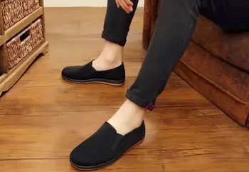 обувь для ушу тайцзи кроссовки для цигуна обувь для кунг-фу шаолиньских монахов обувь для боевых искусств даосского вин чун кунг-фу черного цвета