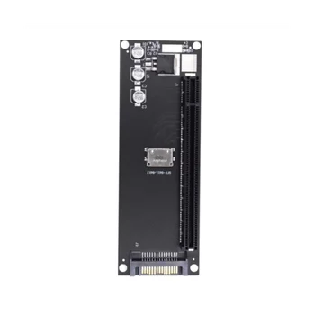 Адаптер PCIe-SFF-8611, адаптер Oculink SFF-8611-PCIe PCI-Express 16X 4X с портом питания SATA для видеокарты материнской платы