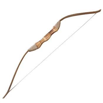 Деревянный лук и стрелы, традиционная игрушка для начинающих с 3 предохранительными стрелами и колчан для занятий стрельбой из лука для малышей, подарочные луки