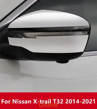 Для Nissan X-trail T32 2014-2021 Зеркало заднего вида модифицированное автомобильное зеркало заднего вида с защитой от столкновений декоративная полоса