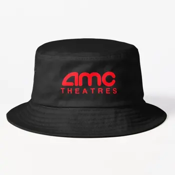 Шляпа-ведро Amc Theatres Bucket Hat Fish Boys Hip Hop Sun Черные Кепки Однотонные Лето Весна
 Дешевые женские повседневные наушники